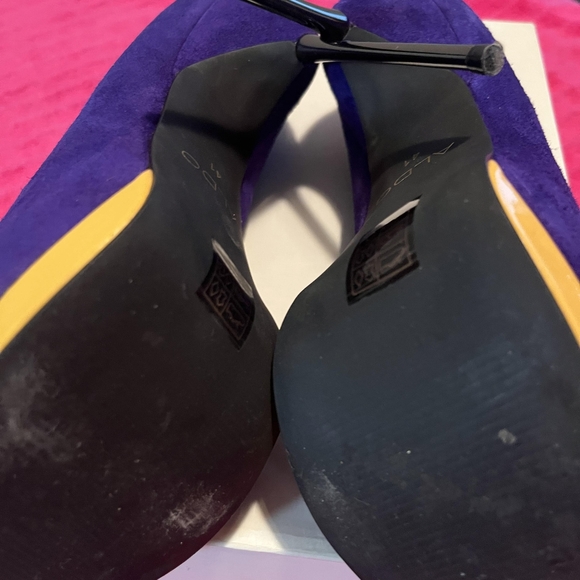 Purple N Yellow Aldo Stiletto - Picture 4 of 6